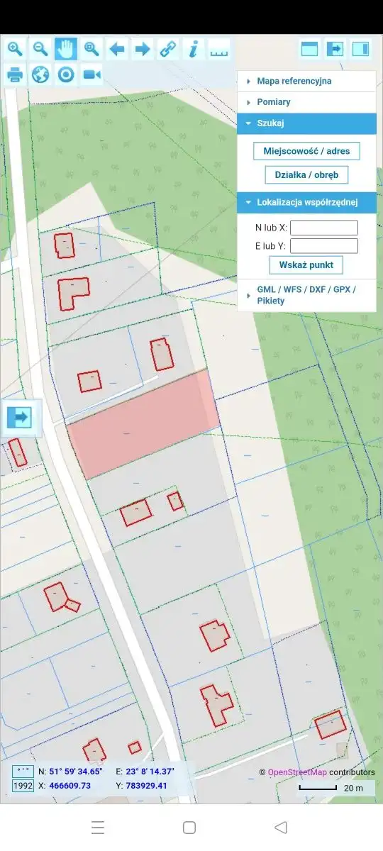 Działka 2600 m Wólka Plebańska