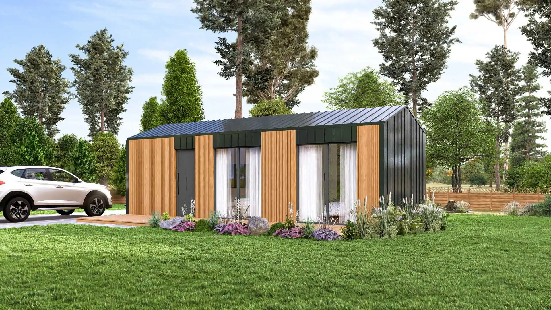 Dom modułowy, mobilny 9,4 x 3,2m - domy365.com.pl