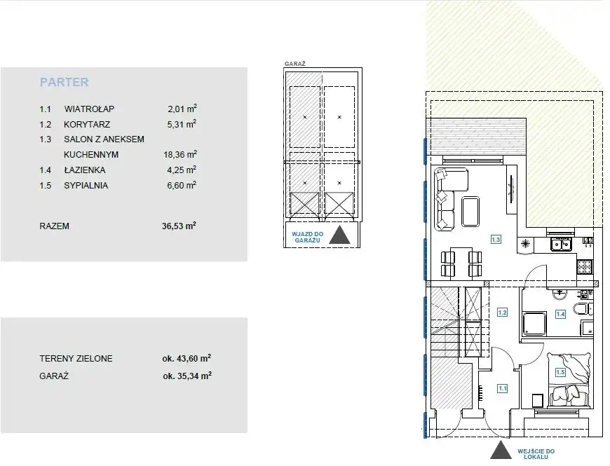 Mieszkanie z ogródkiem